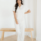 Addyson Polo Tee & Straight-Leg Pant Set