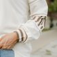 Bennie Colorblock Stripe Henley Pullover