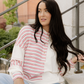 Bennie Colorblock Stripe Henley Pullover