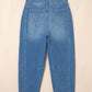 Fallon Medium-Wash Cuffed Barrel Jeans