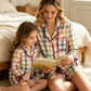 Mommy and Me Fall Plaid Pajama Set