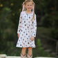 Halloween Vintage Cameo Print Girls Twirl Dress