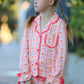 Halloween Thanksgiving Pumpkin Bow Girls Pajama Set