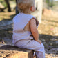Fall Halloween & Thanksgiving  Pumpkin Smock Embroidered Boys Romper