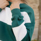 Mia Drop-Shoulder Baggy Sweatshirt | Evergreen