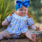 Fall Floral Smocked Girls Bloomer Set