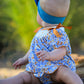 Fall Floral Smocked Girls Bloomer Set