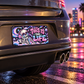 This Is the Life Vanity License Plate | Cosmic Skull Pastel Goth Car Accessory