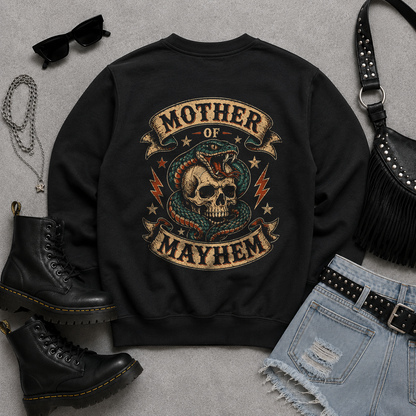 Mother of Mayhem Gildan Crewneck Sweatshirt