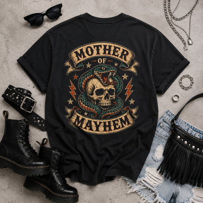 Mother of Mayhem Comfort Colors Tee