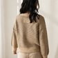 Briar Geometric Sweater | Drop Shoulder Knit Pullover