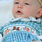 Western Plaid Horse Embroidered Girl Bubble Romper
