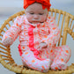 Halloween Thanksgiving Pumpkin Bow Baby Sleeper