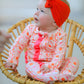 Halloween Thanksgiving Pumpkin Bow Baby Sleeper