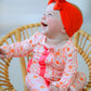 Halloween Thanksgiving Pumpkin Bow Baby Sleeper