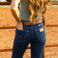 Wrangler Wanderer 622 Dark Wash Flare Jeans outfit inspiration