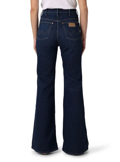 Wrangler Wanderer 622 Dark Wash Flare Jeans detail view