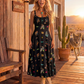 Baha Ranch The Last Roundup Country Western Prairie Dress in black