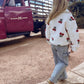 Cherry Plush Jacket for Girls – Zip-Up Winter Coat