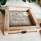 Double-Sided Fall Sign Hey Boo/It's Cuddle Weather Reversible Porch Decor