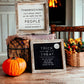 Double-Sided Halloween To Thanksgiving Reversible Porch Sign 2-in-1 Fall Decor