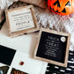 Double-Sided Halloween To Thanksgiving Reversible Porch Sign 2-in-1 Fall Decor