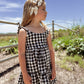 Mommy & Me Plaid Girl Smocked Ruffle Dress