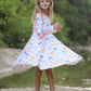 Halloween Bow Spring and Summer Girls Dress