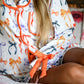 Halloween Mommy and Me Bow Print Pajama Set