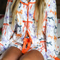 Halloween Mommy and Me Bow Print Pajama Set