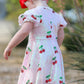 Sweet Cherry Sequins Cute Dress