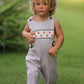 Fall Halloween & Thanksgiving  Pumpkin Smock Embroidered Boys Romper