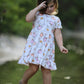 Halloween Pumpkin Ghost Print Cute Girls Dress