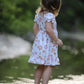 Halloween Pumpkin Ghost Print Cute Girls Dress