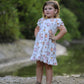 Halloween Pumpkin Ghost Print Cute Girls Dress
