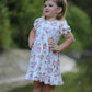Halloween Pumpkin Ghost Print Cute Girls Dress