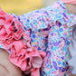 Unicorn Floral Print Girls Long Sleeve Romper