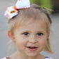 Halloween Pumpkin Bow Hairpin