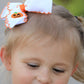 Halloween Pumpkin Bow Hairpin