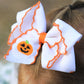 Halloween Pumpkin Bow Hairpin