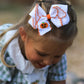 Halloween Pumpkin Bow Hairpin