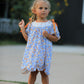 Fall Floral Smocked Girls Dress