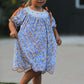 Fall Floral Smocked Girls Dress
