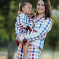 Mommy and Me Fall Plaid Pajama Set