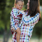 Mommy and Me Fall Plaid Pajama Set