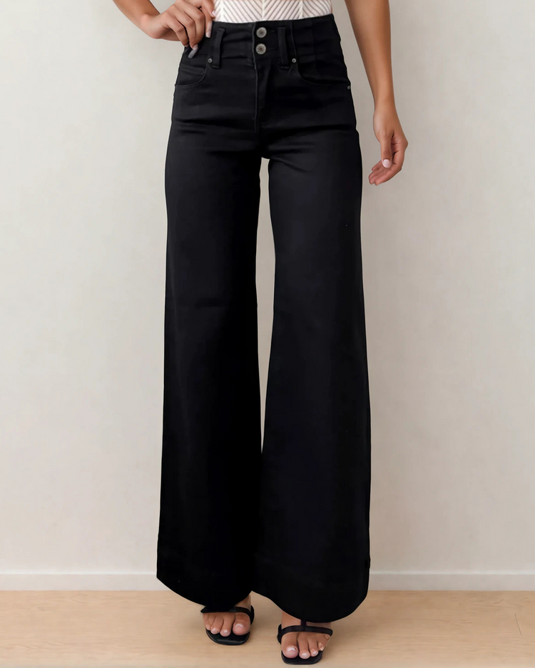 Brooke High Waist Wide Leg Jeans