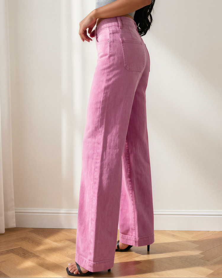 Brooke High Waist Wide Leg Jeans