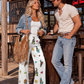 Baha Ranch The Last Roundup Rodeo High Waisted Wide Leg Pants