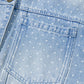 Polka Dot Denim Jacket