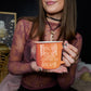 Hocus Pocus Coffee Mug 14.5oz Orange Ceramic Halloween Witch Gift